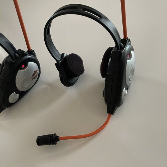 Harley Davidson Headset Kids 2004 Intercom Type Pair Set Toy Plastic WORKS Vtg - Picture 10 of 16